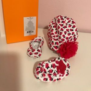 Kate Spade Cap and shoe set